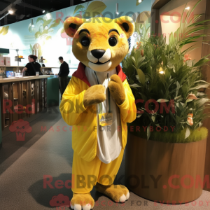 Mascottekarakter van een...