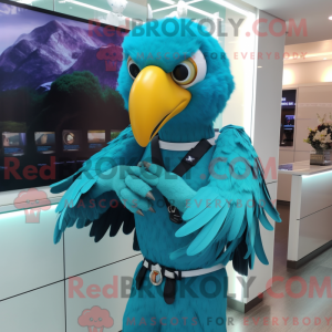 Mascot karakter van een...