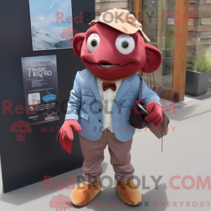 Mascottekarakter van een...
