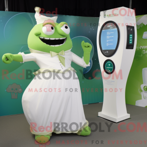 Mascot character of a Green...