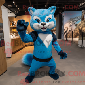 Postava maskota Blue Marten...