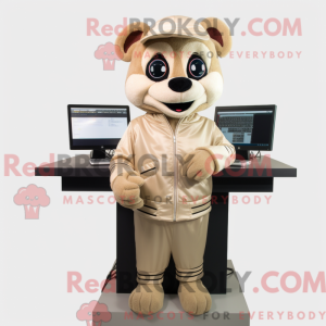 Mascottekarakter van een...