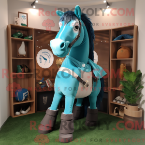 Mascottefiguur van een...
