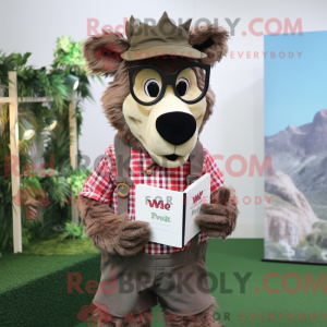 Mascottefiguur van een wild...