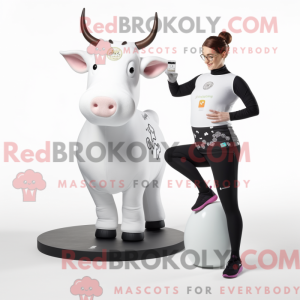 Mascot character of a White...