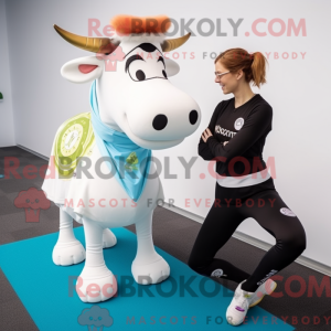 Mascot character of a White...