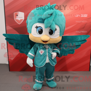 Postava maskota Teal Cupida...