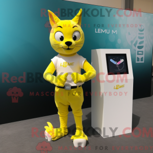 Mascottekarakter van een...