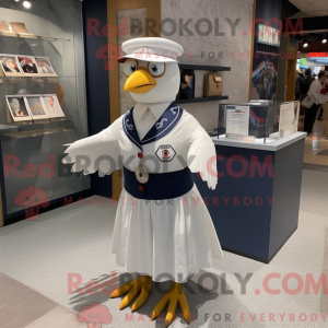 Postava maskota Navy Gull...