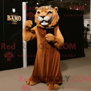 Mascottefiguur van een...