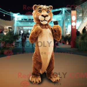Maskot-karakter af en Rust...