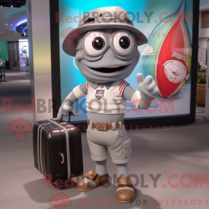 Mascot character of a Gray...