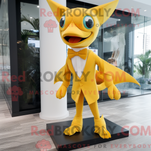 Mascot character of a Lemon...