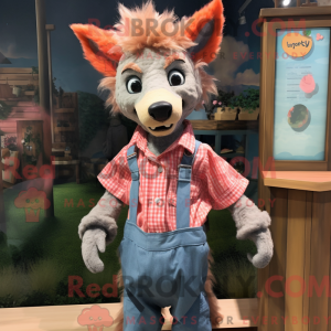 Mascottefiguur van een...