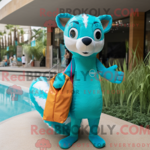 Mascot karakter van een...