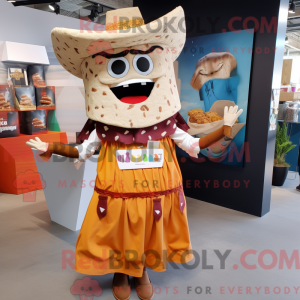 Maskotkarakter af en Nachos...