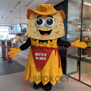 Maskotkarakter af en Nachos...