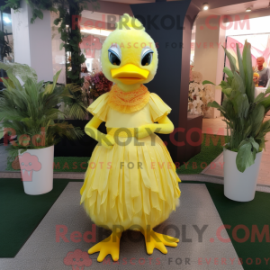 Mascottefiguur van een...