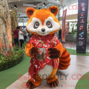 Mascot character of a Peach...