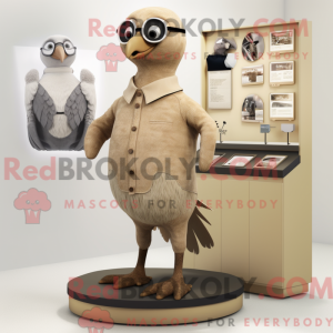 Postava maskota Tan Pigeon...