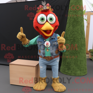 Maskot karakter af en...