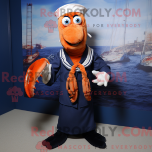 Maskotkarakter af en Navy...