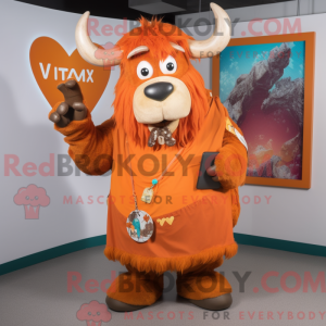 Maskotkarakter av en Orange...