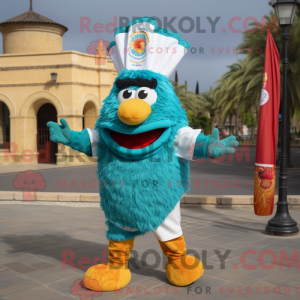 Mascottekarakter van een...
