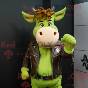 Mascot character of a Lime...