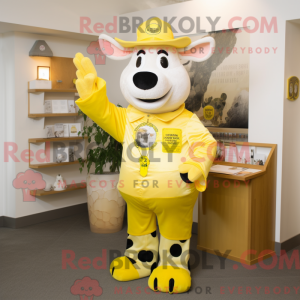 Mascot character of a Lemon...