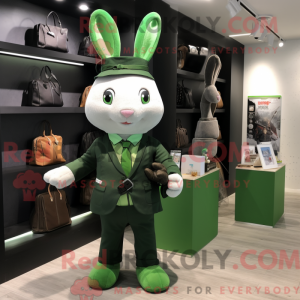 Mascot character of a Green...