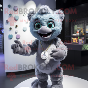 Grijze armband mascotte...