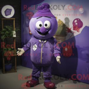 Postava maskota Purple...