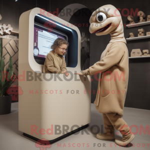 Mascot karakter van een...