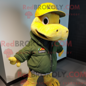 Mascottekarakter van een...