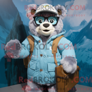 Personnage mascotte d ours...