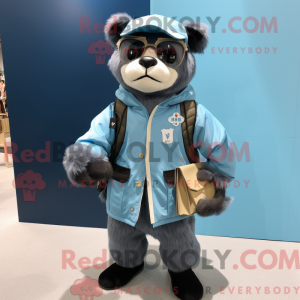 Mascot karakter van een...