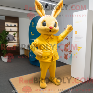 Mascot karakter van een...