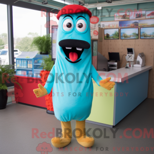 Personaje mascota de un hot...