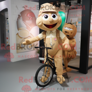 Mascottefiguur van een...