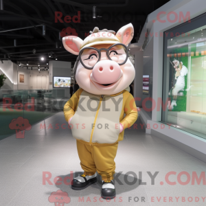 Personnage mascotte d un...