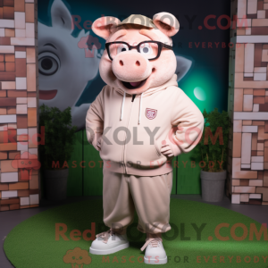 Mascot karakter van een...