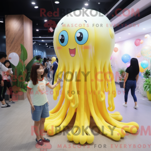 Mascot character of a Lemon...