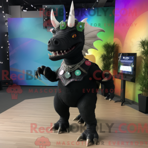 Mascot character of a Black...