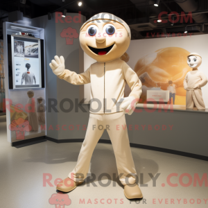 Mascottefiguur van een...
