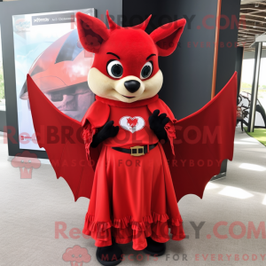 Mascot character of a Red...