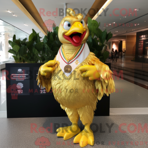 Mascot character of a Gold...