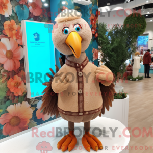 Mascot karakter van een Tan...