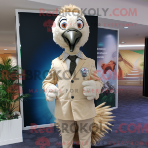 Mascottefiguur van een...