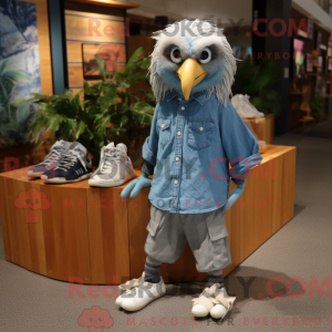 Maskotfigur af en Haast S...